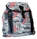 Rucksack Sporttasche Reisetasche USA print Backpack