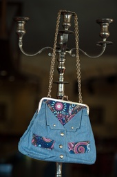 [80] Umhängetasche Jeanstasche Clutch Hippie Style Messengertasche