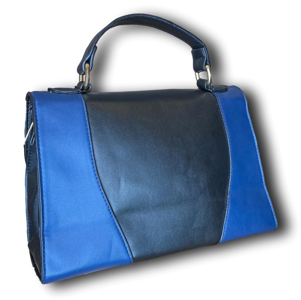 Clutch Damen Tasche Messengertasche Umhängetasche Handtasche schwarz blau bag