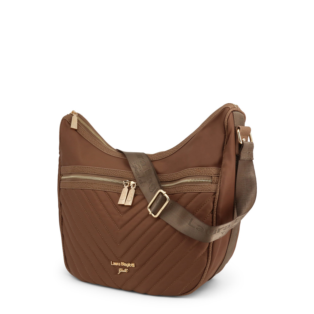 Laura Biagiotti Damen Schultertasche Braun Tabacco