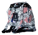 Rucksack Sporttasche Reisetasche USA print Backpack