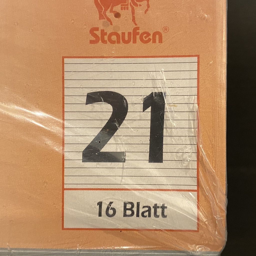Lineatur 21 Premium Schreibhefte Staufen A4