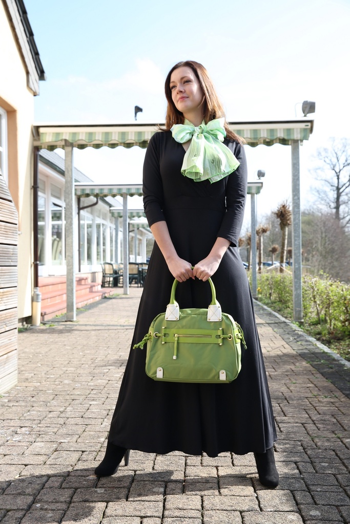 Damentasche  Handtasche Henkeltasche Grüne Schultertasche