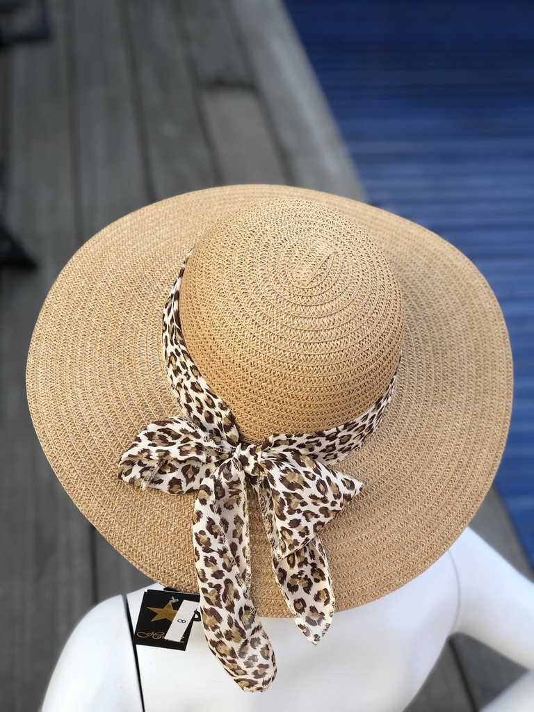 Damen Sommerhut Sonnenhut faltbar Strohhut mit extra breiten Krempen klassisch