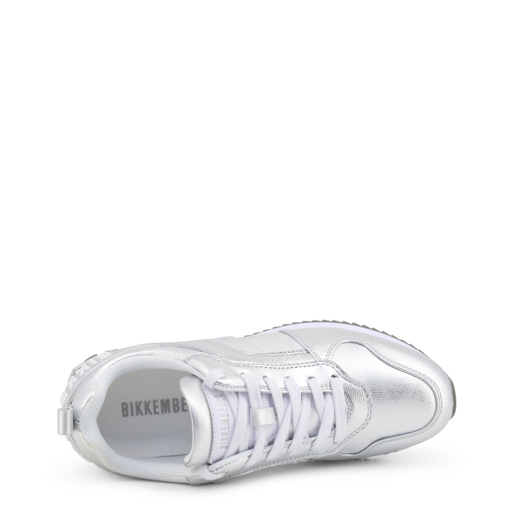 Bikkembergs Damen Schuhe Sneakers Freizeitschuhe Silber Sportschuhe Fitness 36