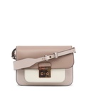 Original Michael Kors Umhängetasche Damentasche Clutch echtes Leder beige bag