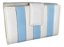 Damen Portemonnaie Dudlin Grau Blau Brieftasche mit Kartenfächern Geldbörse Neu