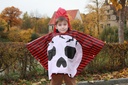 Regenponcho Regenschutz Regencape Kinderponcho Totenkopf Regenmantel Halloween