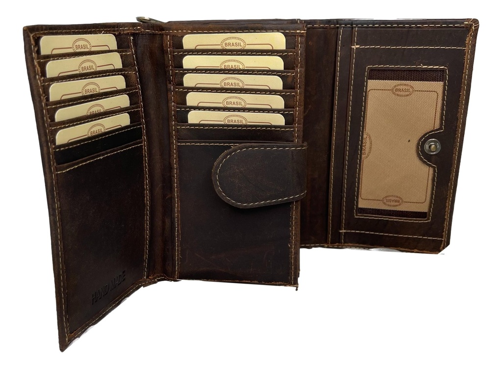 Herren Geldbörse Geldbeutel Brieftasche Kartenfächern Wallet Portemonnaie Leder