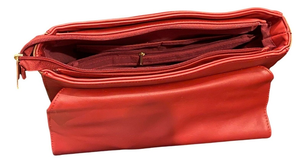 Trend Handtasche Shopper Umhängetasche Schultertasche Rot Damentasche Tasche Neu