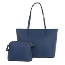 Damentasche Umhängetasche Messengertasche Doppeltasche Shopper Blau Neu