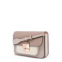 Original Michael Kors Umhängetasche Damentasche Clutch echtes Leder beige bag