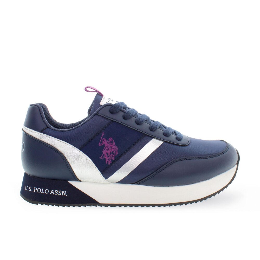 Damen Sneakers Nobiw U.S. POLO ASSN Freizeitschuhe Sportschuhe Dunkelblau 37