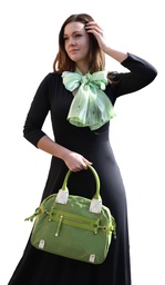 [120] Damentasche  Handtasche Henkeltasche Grüne Schultertasche