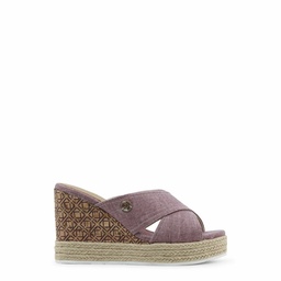 [800] U.S. Polo Luxus Damen Schuhe Keilpumps Violett Shoes Sommerschuhe