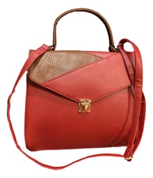 [122] Trend Handtasche Shopper Umhängetasche Schultertasche Rot Damentasche Tasche Neu