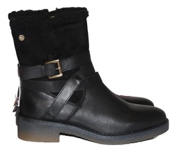 [815] Xti Markenschuhe Designer Winterstiefeletten Damen Stiefeletten Schuhe Schwarz